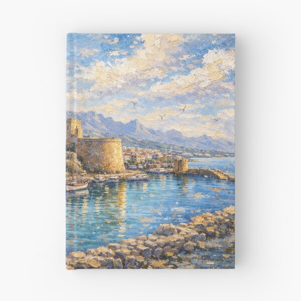 Item preview, A painting of Kyrenia Castle, Cyprus – A Beautiful City in Europe. designed and sold by GalleryKauffeld.