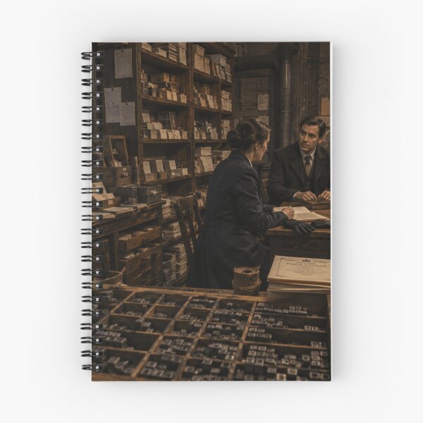 Item preview, Vintage Print Shop & Letterpress Workshop | Typography, Typesetting and Book Arts Wall Art designed and sold by Element Horizon Studio.