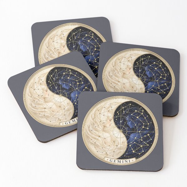 Item preview, Gemini Celestial Twins Constellation Astrology designed and sold by MythicMood.