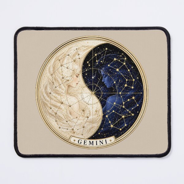 Item preview, Gemini Celestial Twins Constellation Astrology designed and sold by MythicMood.