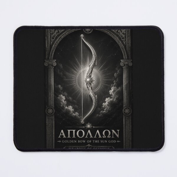 Item preview, Golden Bow of the Sun God – Greek Mythology Black & White Art designed and sold by Ancient-Era.