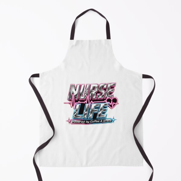 Item preview, Nurse Life Y2K Metallic Chrome Heartbeat designed and sold by Kaikab007.