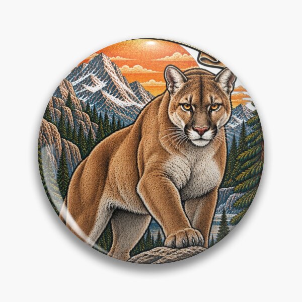 Item preview, Cougar Wild Mountain designed and sold by KrungiT Design .