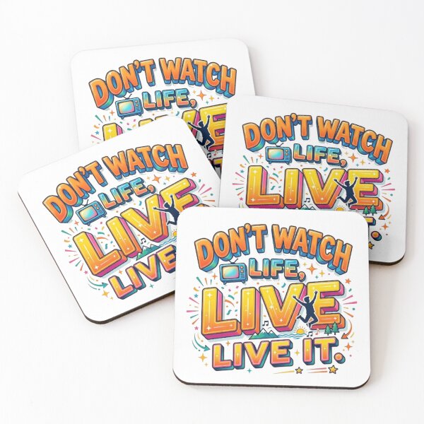 Item preview, DON'T WATCH LIFE, LIVE IT. designed and sold by likbatonboot.