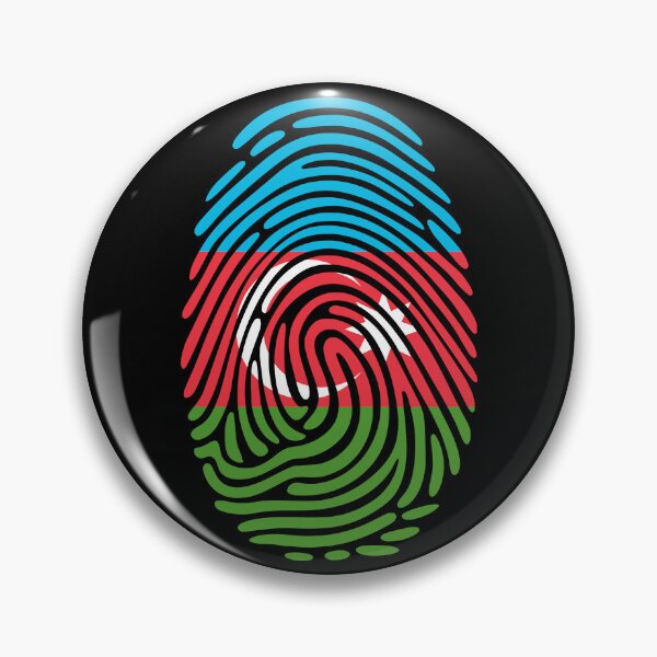 Item preview, Azerbaijan Flag Fingerprint Identity | Azerbaijani DNA Heritage Graphic designed and sold by NTGUILTY.