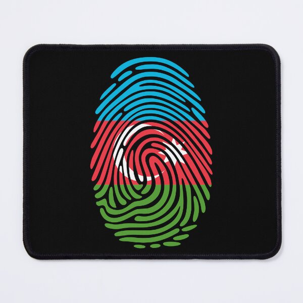 Item preview, Azerbaijan Flag Fingerprint Identity | Azerbaijani DNA Heritage Graphic designed and sold by NTGUILTY.