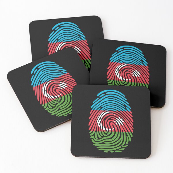 Item preview, Azerbaijan Flag Fingerprint Identity | Azerbaijani DNA Heritage Graphic designed and sold by NTGUILTY.