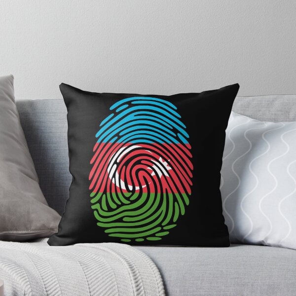 Item preview, Azerbaijan Flag Fingerprint Identity | Azerbaijani DNA Heritage Graphic designed and sold by NTGUILTY.