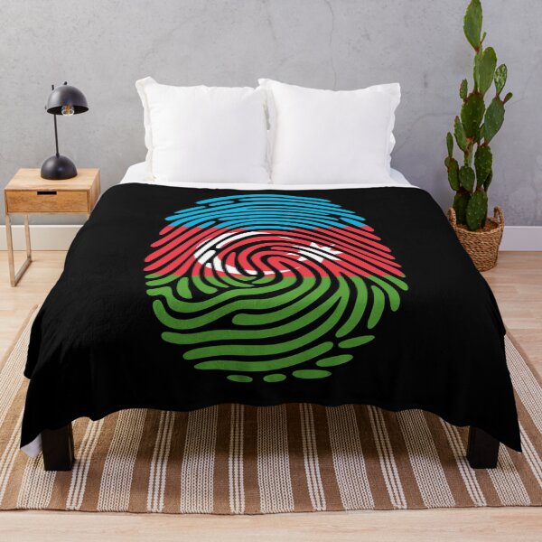 Item preview, Azerbaijan Flag Fingerprint Identity | Azerbaijani DNA Heritage Graphic designed and sold by NTGUILTY.
