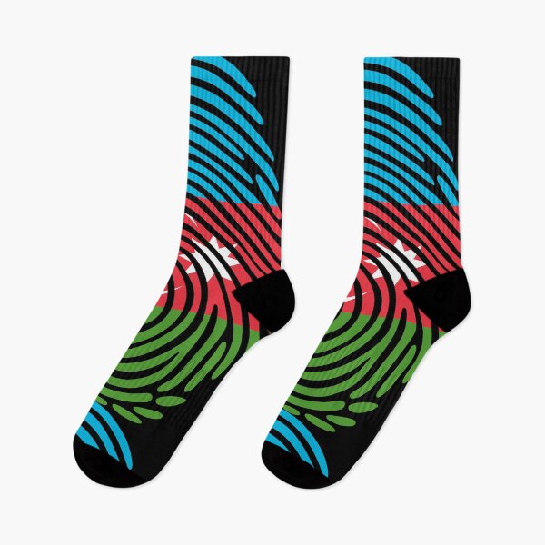 Item preview, Azerbaijan Flag Fingerprint Identity | Azerbaijani DNA Heritage Graphic designed and sold by NTGUILTY.