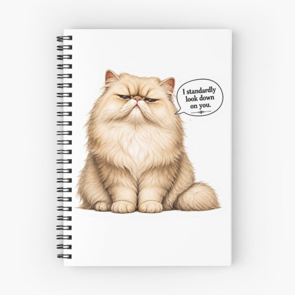 Item preview, Grumpy Fluffy Cat Look designed and sold by Snurly.
