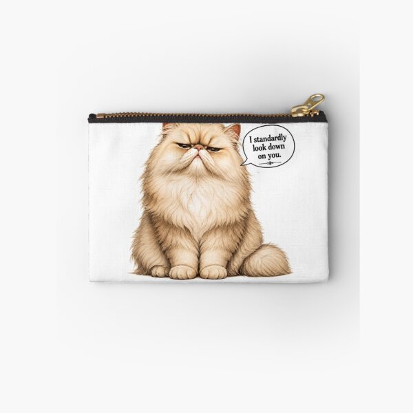Item preview, Grumpy Fluffy Cat Look designed and sold by Snurly.