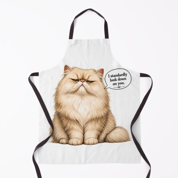 Item preview, Grumpy Fluffy Cat Look designed and sold by Snurly.