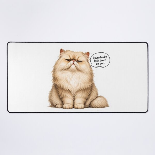 Item preview, Grumpy Fluffy Cat Look designed and sold by Snurly.