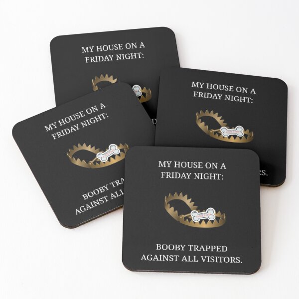 Item preview, Booby Trapped Against All Visitors Funny Home Alone Parody designed and sold by Mircea786.