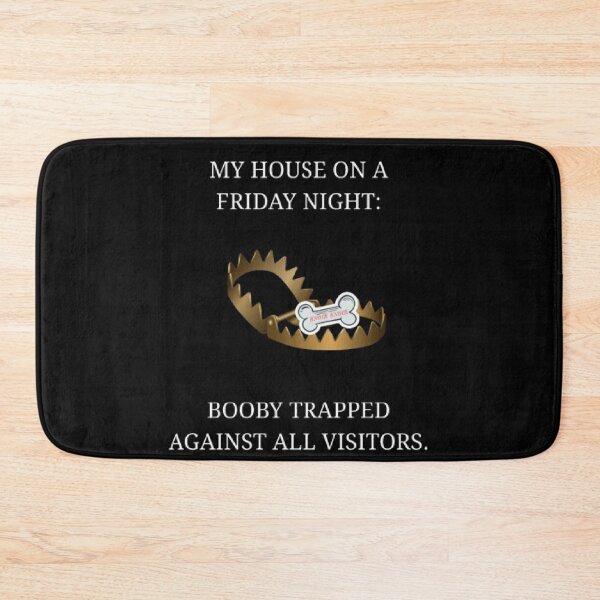 Item preview, Booby Trapped Against All Visitors Funny Home Alone Parody designed and sold by Mircea786.