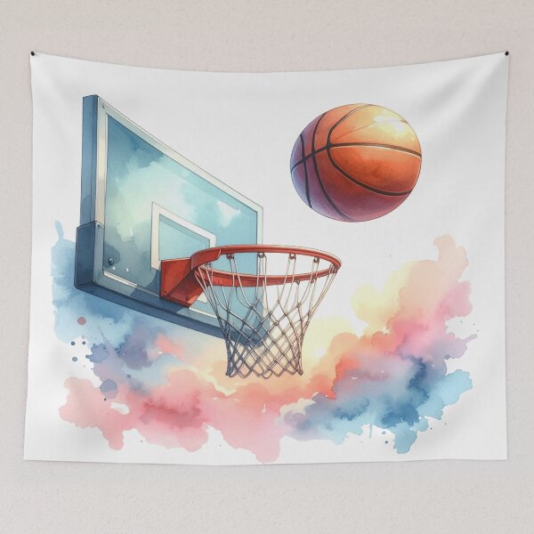Item preview, Basketball vibes in watercolor designed and sold by LiskoDesign.