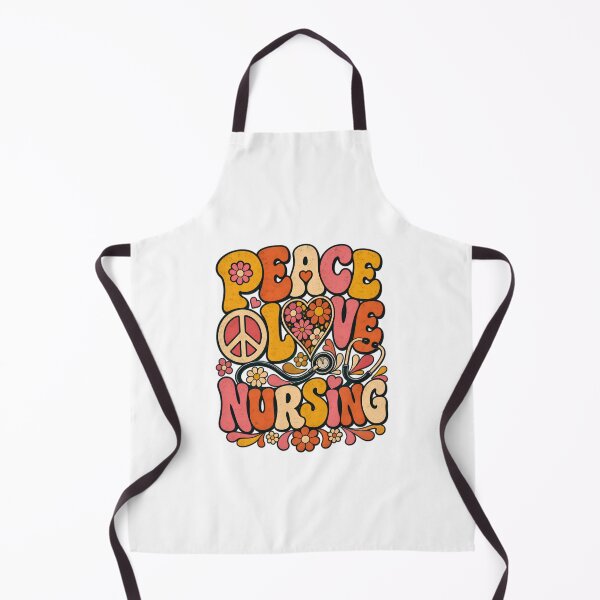 Item preview, Retro Peace Love Nursing 70s Groovy designed and sold by Kaikab007.