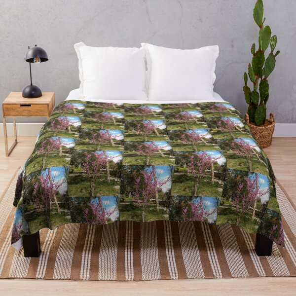 Item preview, Blooming Redbud Tree Art Print designed and sold by KaleChub.