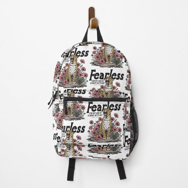 Item preview, Fearless Bible Verse Leopard Artwork designed and sold by phoebelevine.