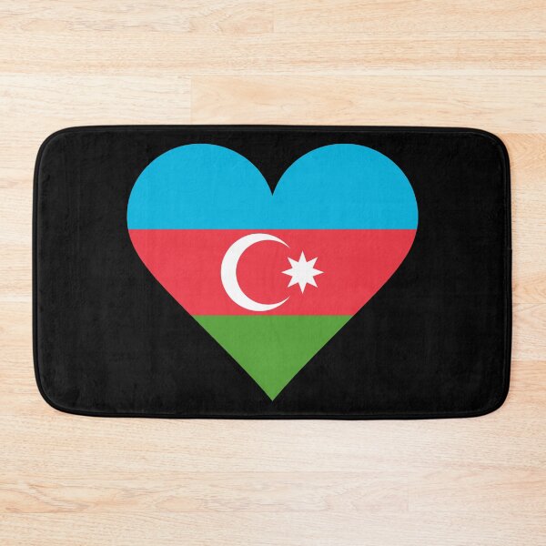 Item preview, Azerbaijan Heart Flag Graphic | I Love Azerbaijan Patriotic Symbol designed and sold by NTGUILTY.