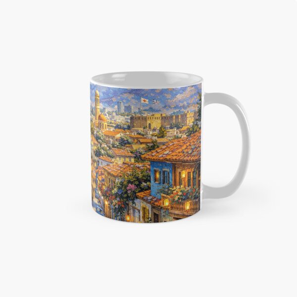 Item preview, A painting of Nicosia, Cyprus – A Beautiful City in Europe. designed and sold by GalleryKauffeld.