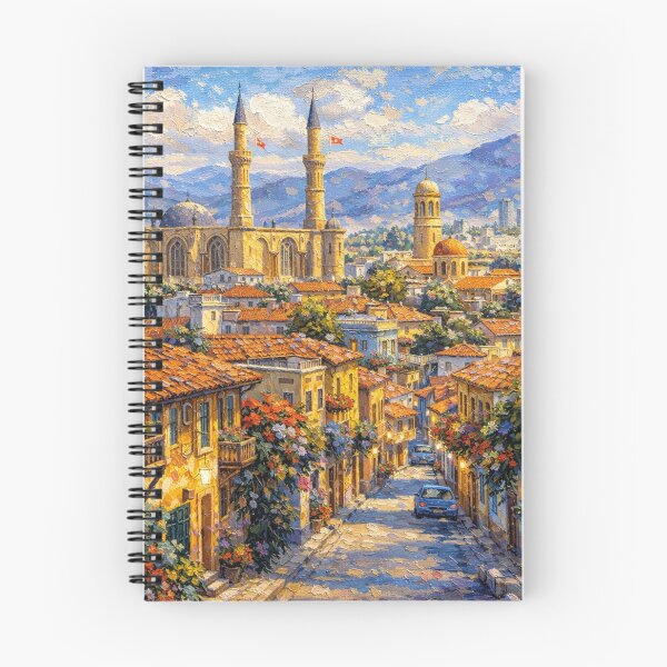 Item preview, A painting of Nicosia, Cyprus – A Beautiful City in Europe. designed and sold by GalleryKauffeld.