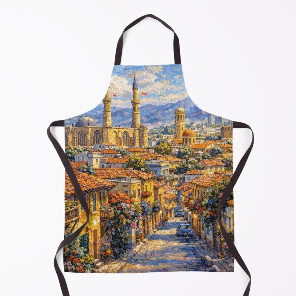 Item preview, A painting of Nicosia, Cyprus – A Beautiful City in Europe. designed and sold by GalleryKauffeld.