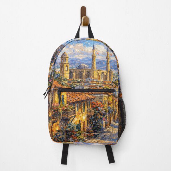 Item preview, A painting of Nicosia, Cyprus – A Beautiful City in Europe. designed and sold by GalleryKauffeld.