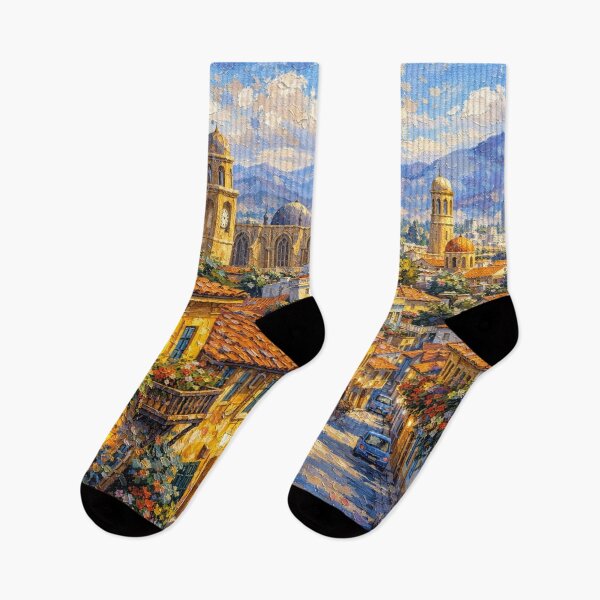 Item preview, A painting of Nicosia, Cyprus – A Beautiful City in Europe. designed and sold by GalleryKauffeld.