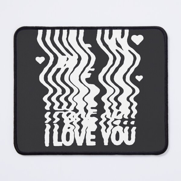 Item preview, I Love You Typographic Distortion Slit Scan designed and sold by rutmerdesign.