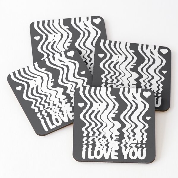 Item preview, I Love You Typographic Distortion Slit Scan designed and sold by rutmerdesign.