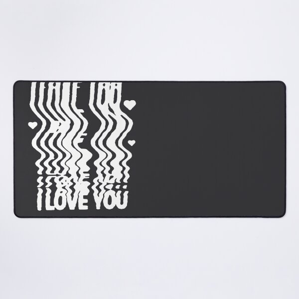 Item preview, I Love You Typographic Distortion Slit Scan designed and sold by rutmerdesign.