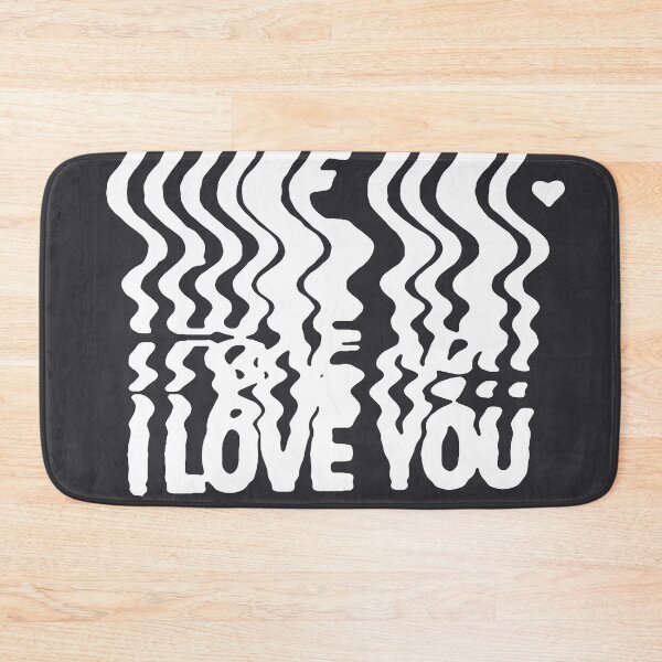 Item preview, I Love You Typographic Distortion Slit Scan designed and sold by rutmerdesign.