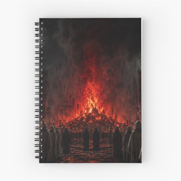 Item preview, White Wolf Before Extinguished Pyres designed and sold by GeoWhimsy Studio.