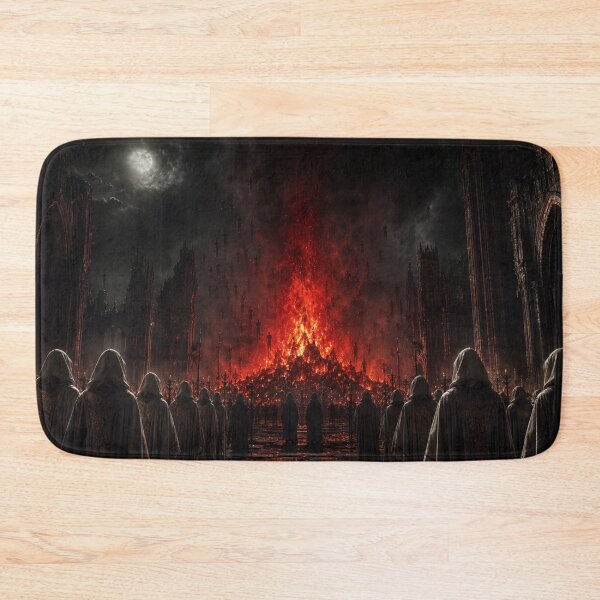 Item preview, White Wolf Before Extinguished Pyres designed and sold by GeoWhimsy Studio.