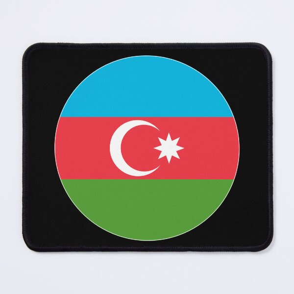 Item preview, Round Azerbaijan Flag Icon | Circular Azerbaijani Flag Button Element designed and sold by NTGUILTY.