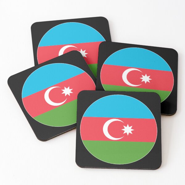 Item preview, Round Azerbaijan Flag Icon | Circular Azerbaijani Flag Button Element designed and sold by NTGUILTY.