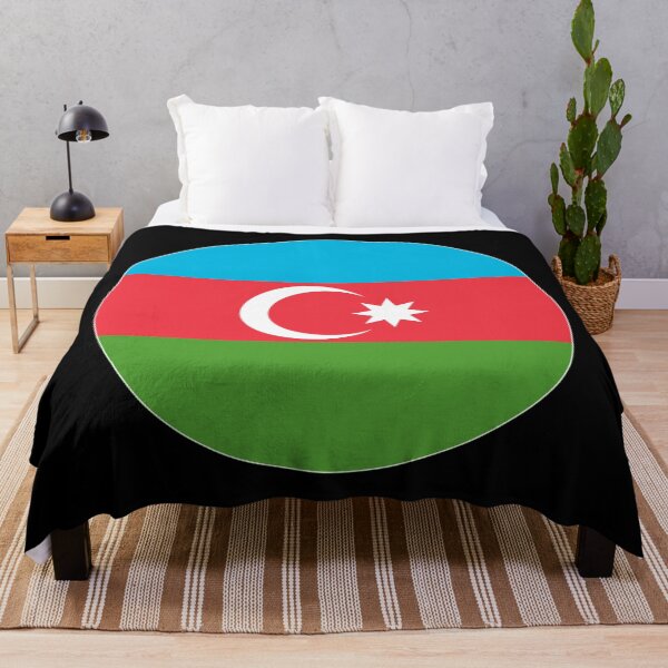 Item preview, Round Azerbaijan Flag Icon | Circular Azerbaijani Flag Button Element designed and sold by NTGUILTY.