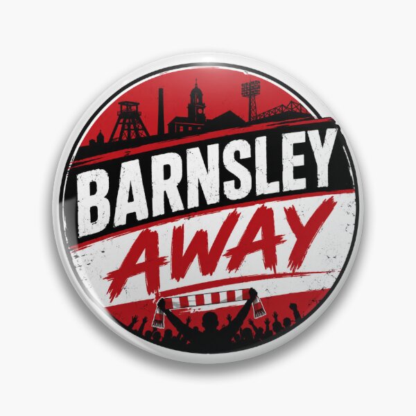 Item preview, Barnsley FC Away Fans Graphic designed and sold by FanFueledStickers.