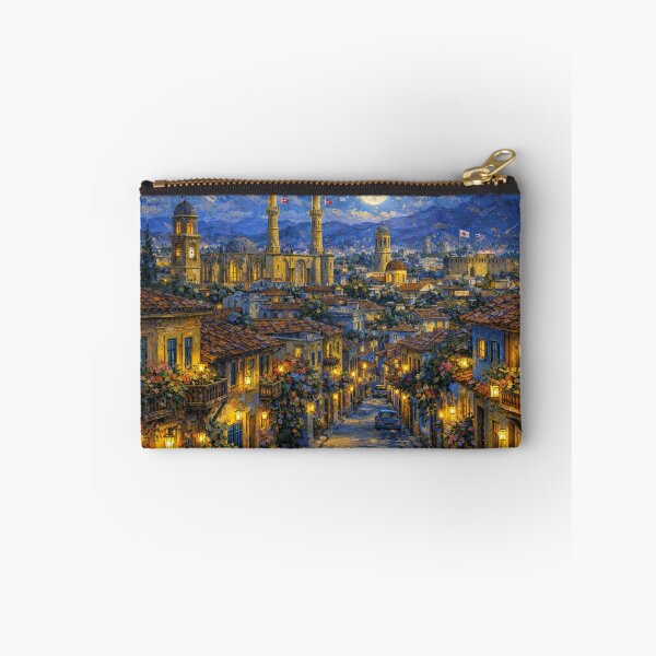 Item preview,  Nicosia by night painting, Cyprus, a Beautiful City in Europe. designed and sold by GalleryKauffeld.
