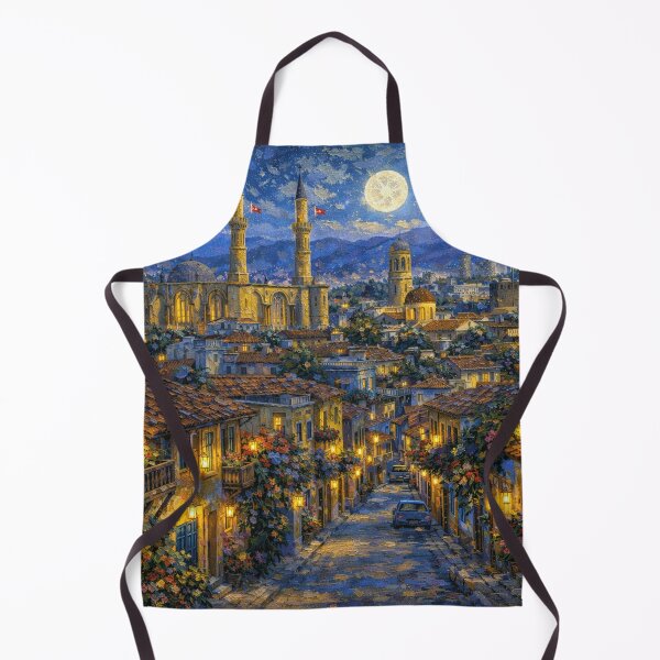 Item preview, Nicosia by night painting, Cyprus, a Beautiful City in Europe. designed and sold by GalleryKauffeld.