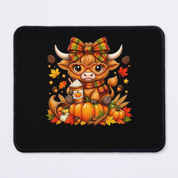 Item preview, Cute Fall Highland Cow Autumn Vibes designed and sold by phoebelevine.