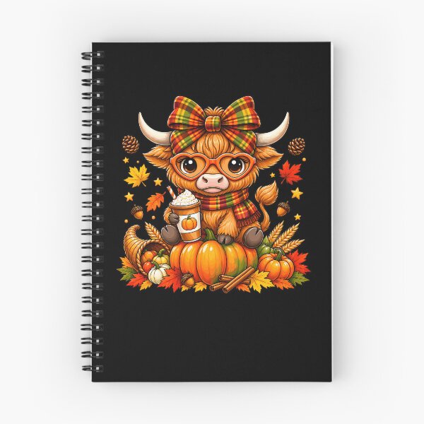Item preview, Cute Fall Highland Cow Autumn Vibes designed and sold by phoebelevine.