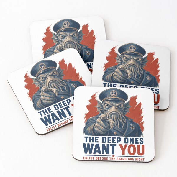 Item preview, Lovecraft Deep Ones Want You - Innsmouth Recruitment designed and sold by Fenay Designs.