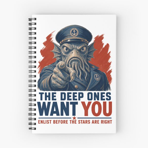 Item preview, Lovecraft Deep Ones Want You - Innsmouth Recruitment designed and sold by Fenay Designs.