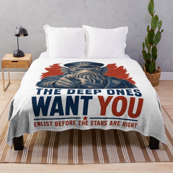 Item preview, Lovecraft Deep Ones Want You - Innsmouth Recruitment designed and sold by Fenay Designs.