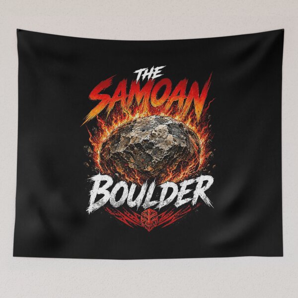 Item preview, The Samoan Boulder Vintage Pro Wrestling designed and sold by Wrestee.