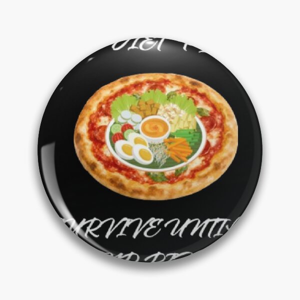 Item preview, My Diet Plan Survive Until I Find Pizza Funny Jurassic Park Parody designed and sold by Mircea786.