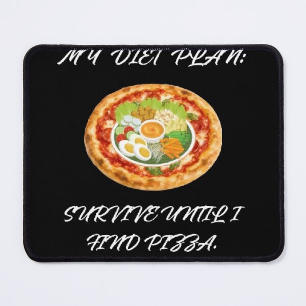 Item preview, My Diet Plan Survive Until I Find Pizza Funny Jurassic Park Parody designed and sold by Mircea786.